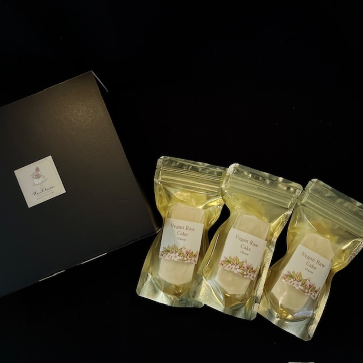 Vegan Raw Cake Rare cheese(レアチーズ)個包装3個☆腸活&美肌スィーツ☆お砂糖・乳製品・小麦粉不使用 ...