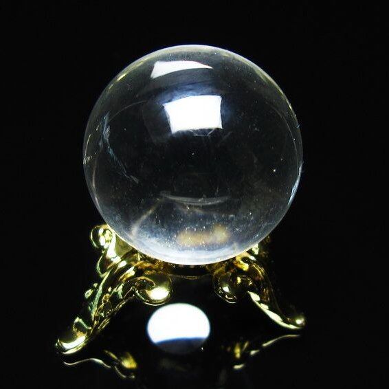 水晶 丸玉 20mm 一点物 141-7607