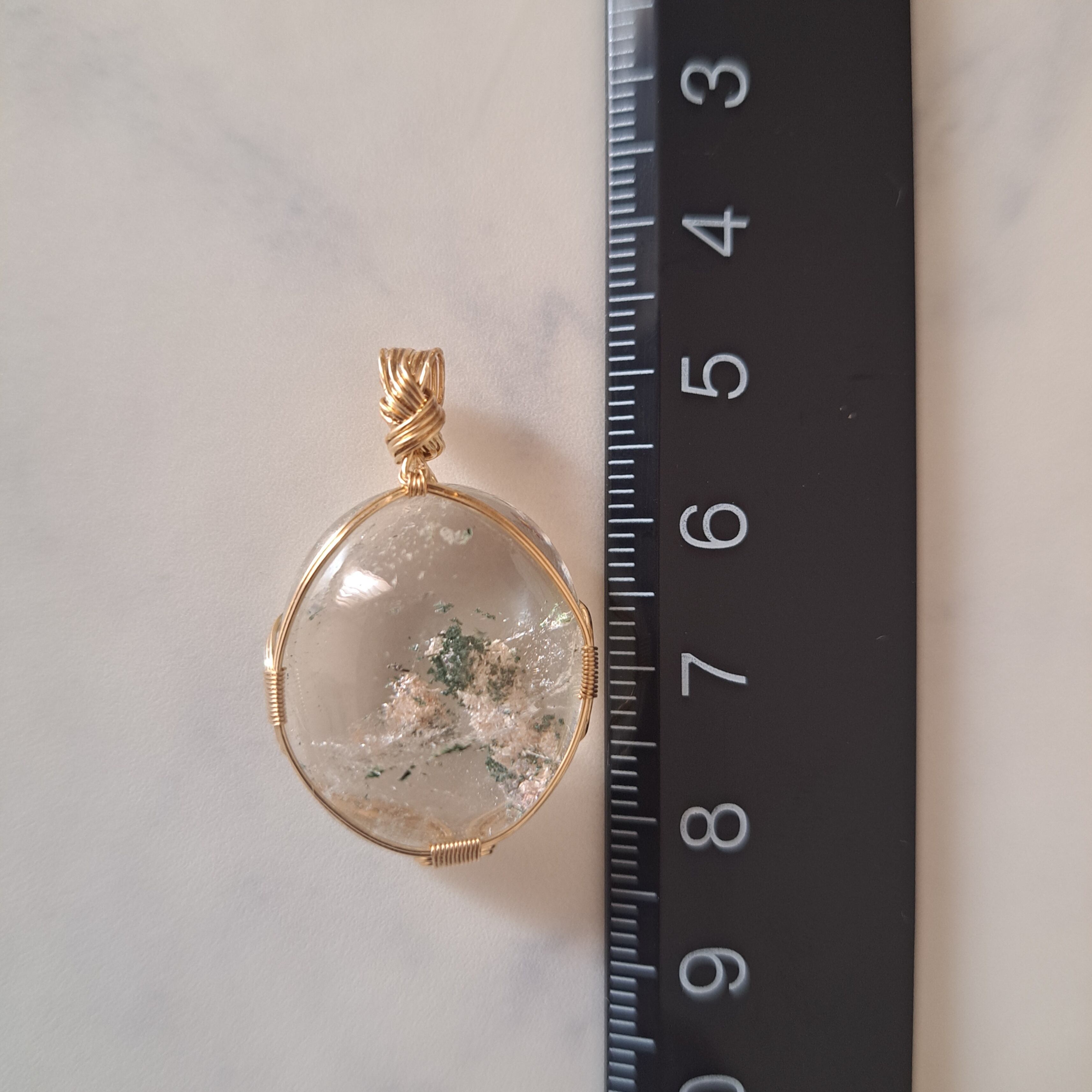 ガーデンクォーツ ペンダントトップ④ まにあい 