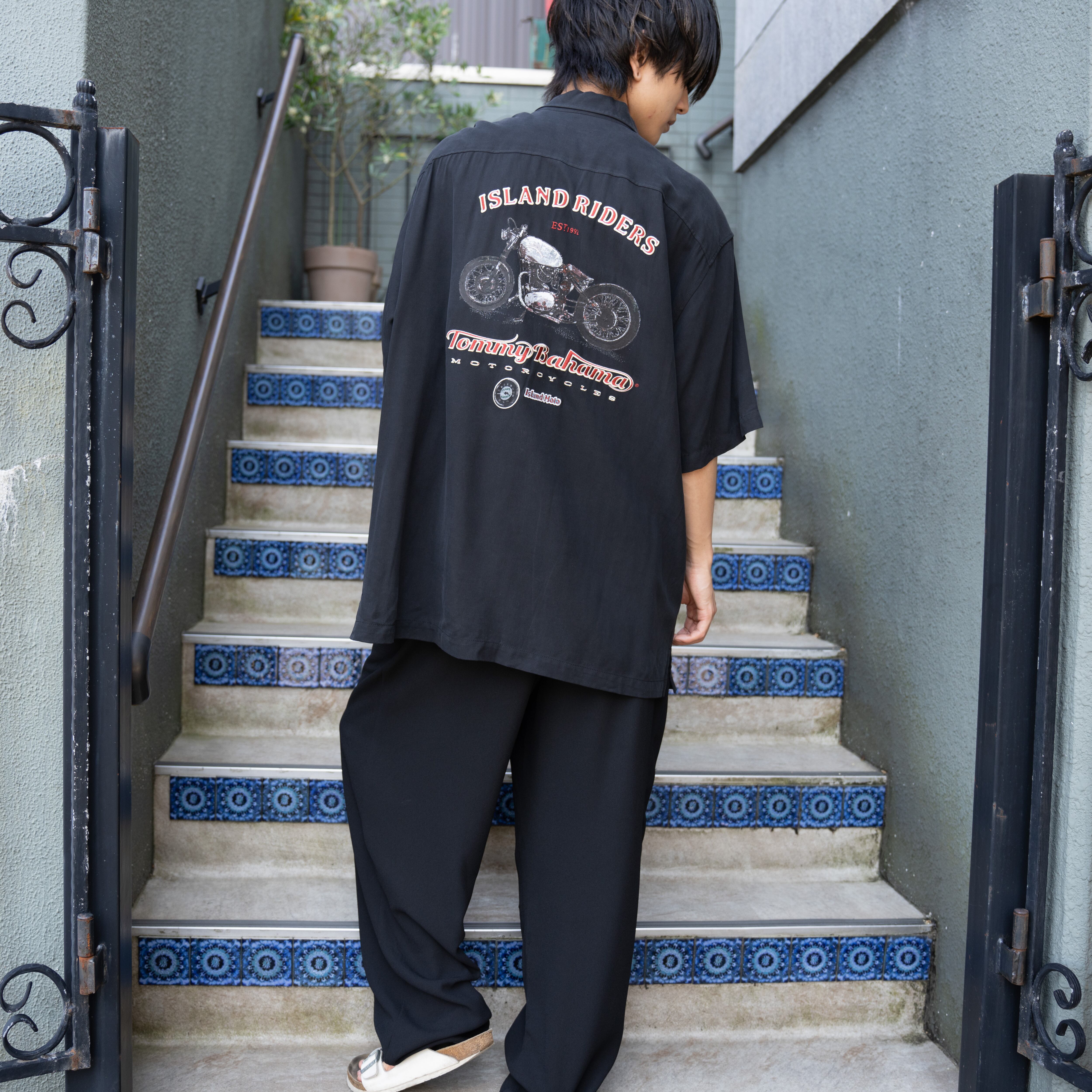 限定Ｗ特典付属 USA VINTAGE アメリカ半袖背面バイクプリントデザイン