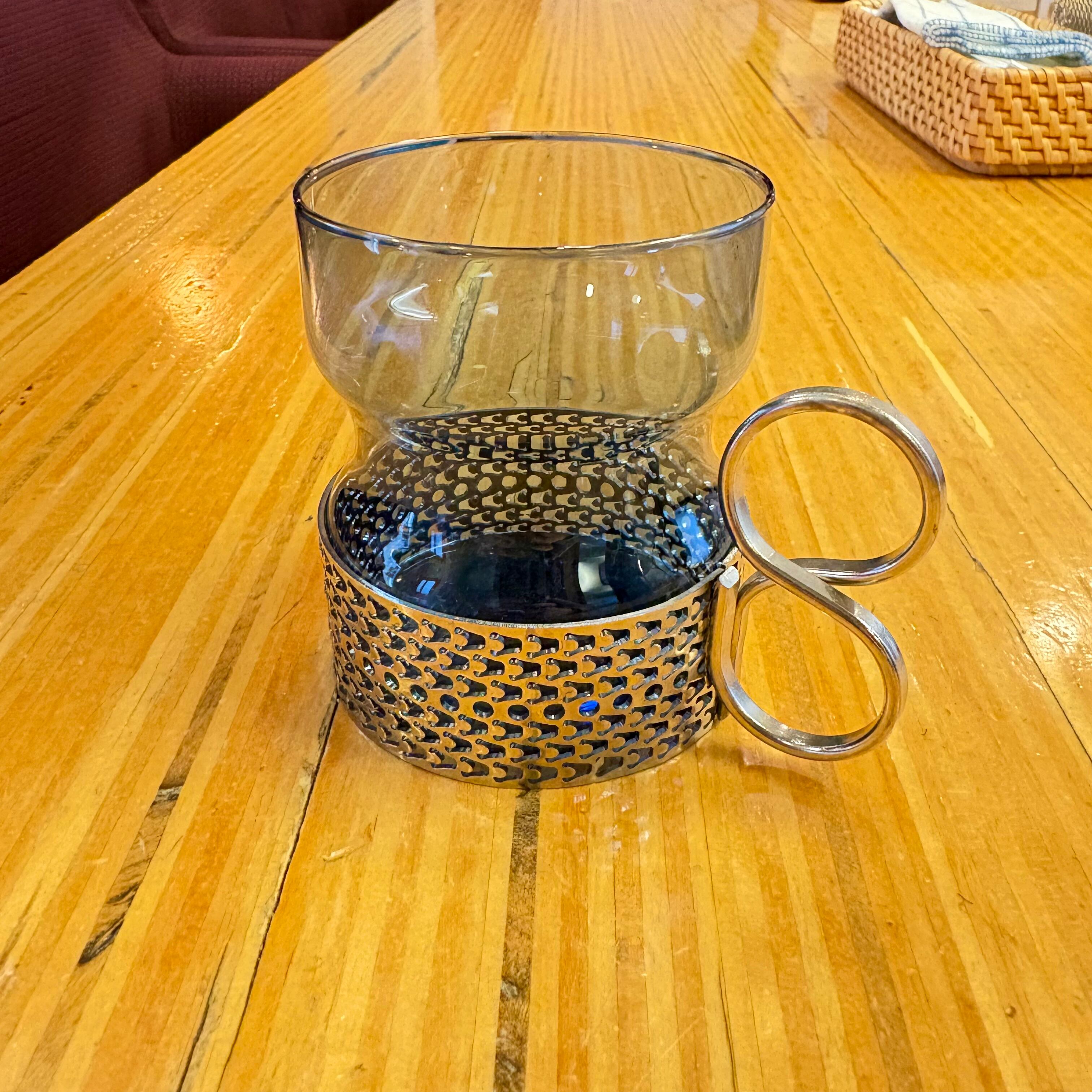 Iittala vintage Tsaikka⁎༶ イッタラ ツァイッカ ホルダー付グラス