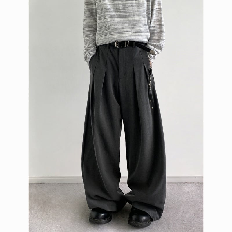 INKNOTS着心地抜群ゆとりシルエットワイドパンツ | mblueshop