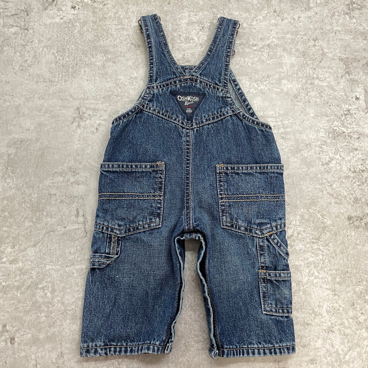 kids】 OSHKOSH オシュコシュ デニム オーバーオール ロンパース