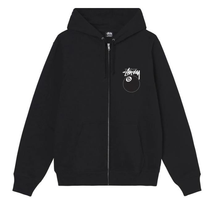 STUSSY 8 BALLステューシー 8ボールジップパーカー プルオーバー