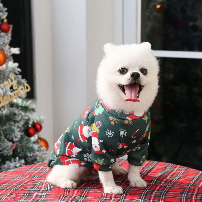 セーター ペット クリスマス セーター カジュジャケット 犬 パーカーM