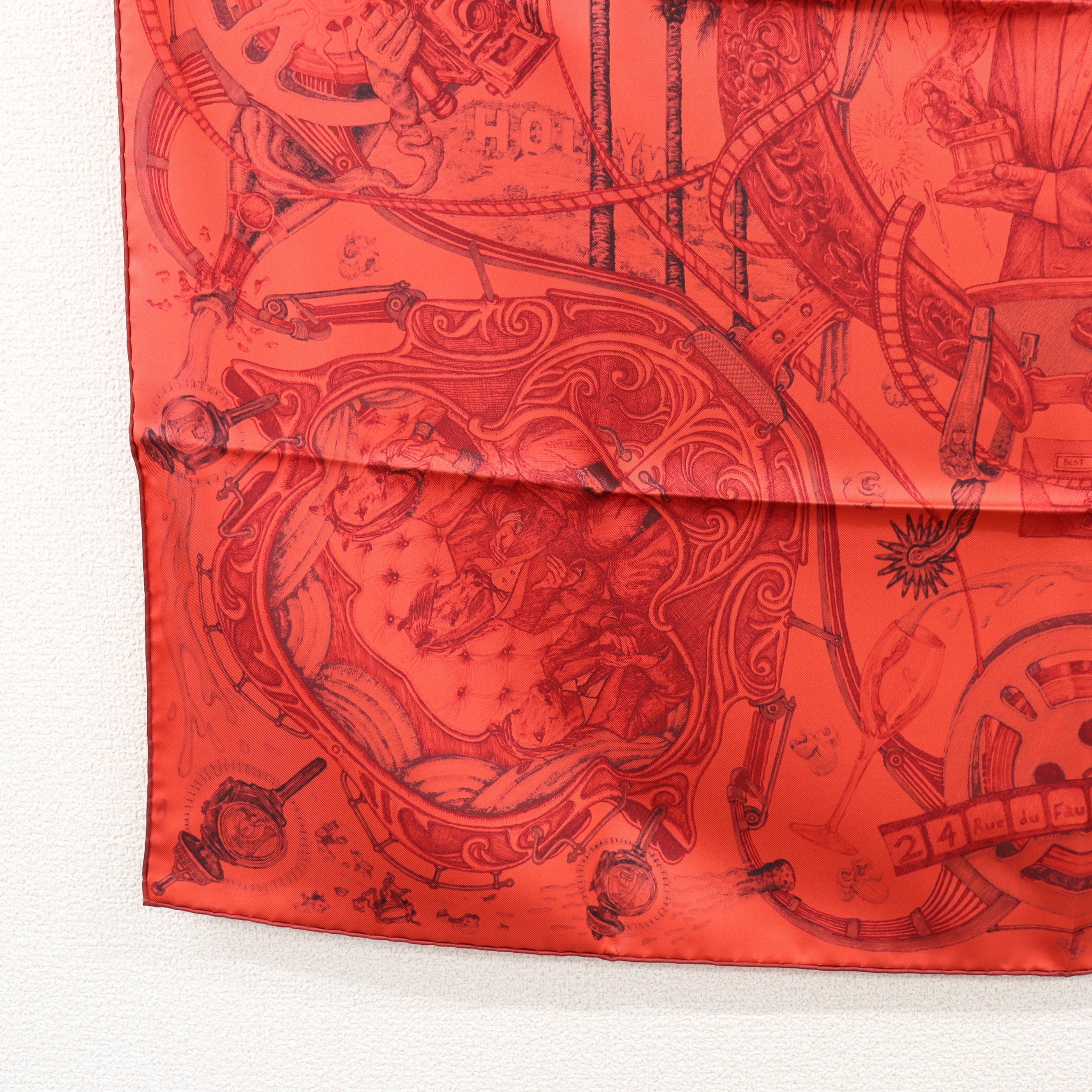 未使用品 HERMES エルメス カレ90 ホースアワード horsawards シルク