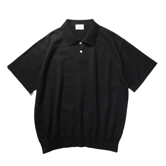 superNova. Knit polo - Cotton linen / Black