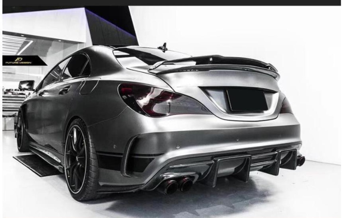 メルセデス ベンツ CLA C117 W117 リアバンパーディフューザー 