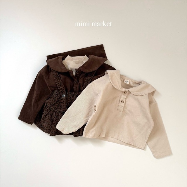 【予約/特典】mimi market / Corduroy Sailor Blanc