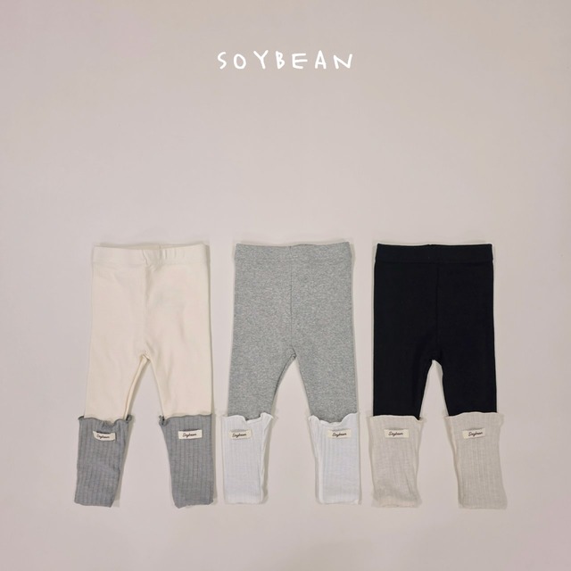 【取寄】soybean｜spring warmer leggings｜春ウォーマーレギンス｜XS-XL｜kids｜26 spring