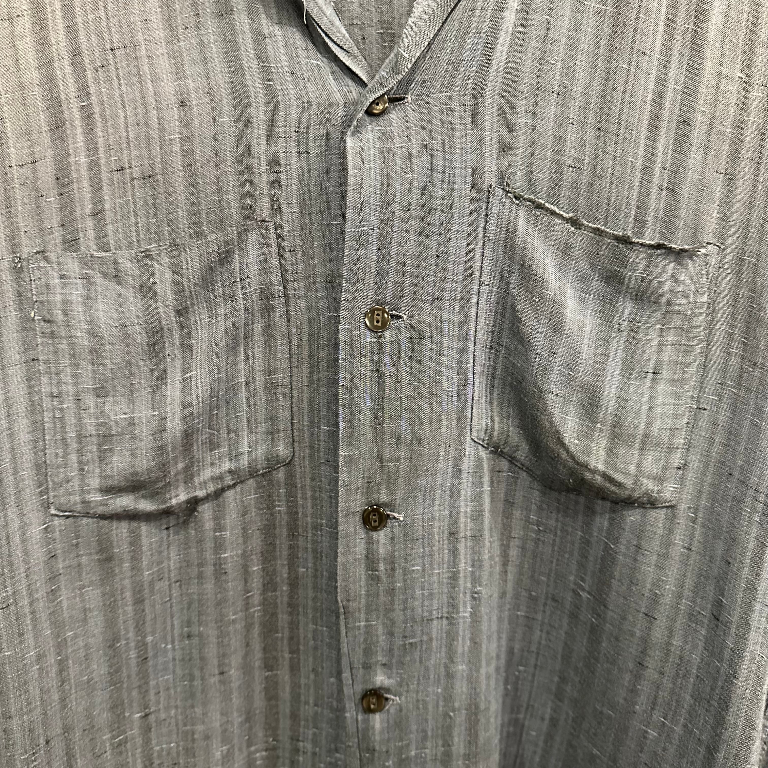 1960's Over Sized Open Collar RayonShirt