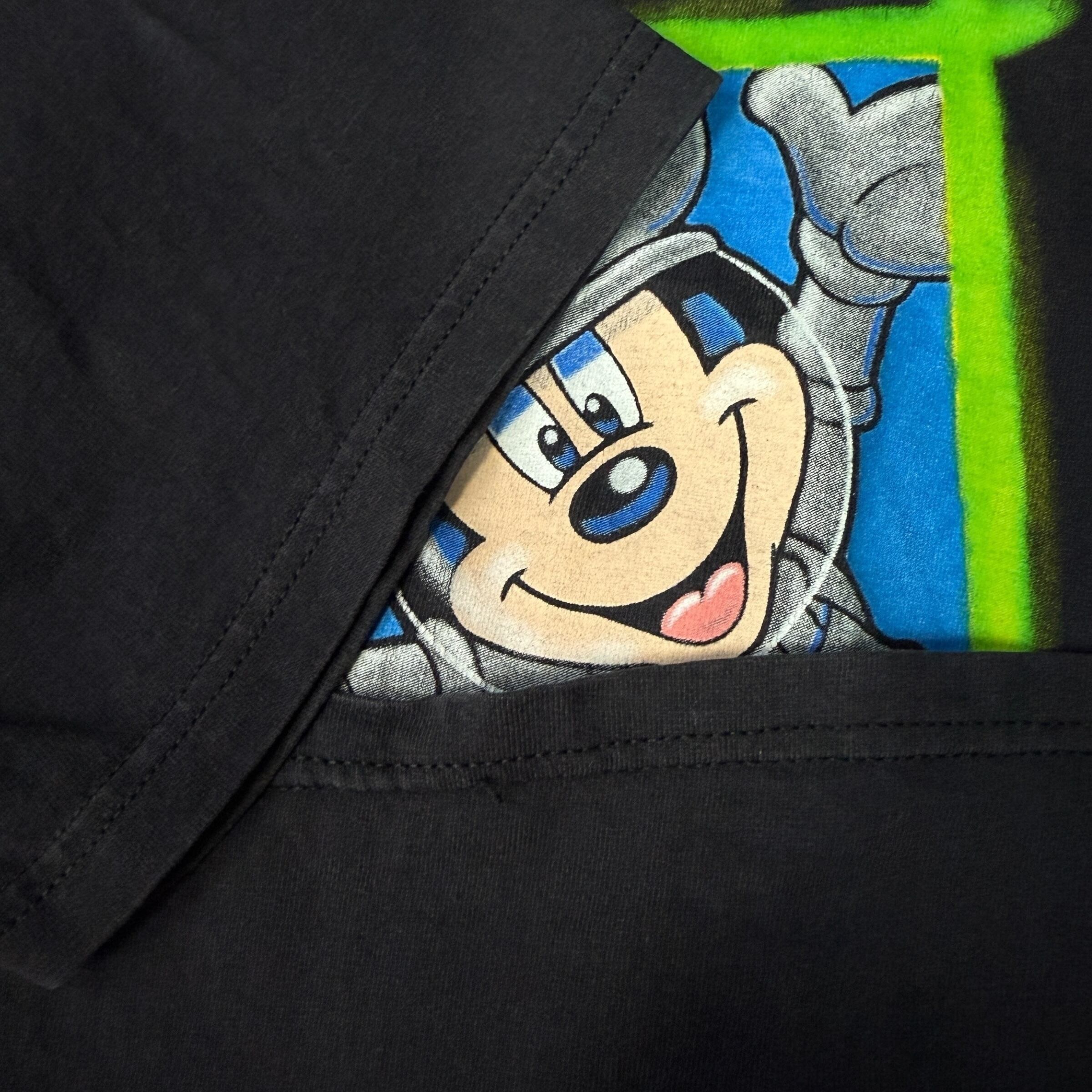 【1998年US製】ディズニー トゥモローランド Ｔシャツ ミッキー ビンテージ DISNEY】ディズニー トゥモローランド ミッキー USA製 Vintage Tシャツ