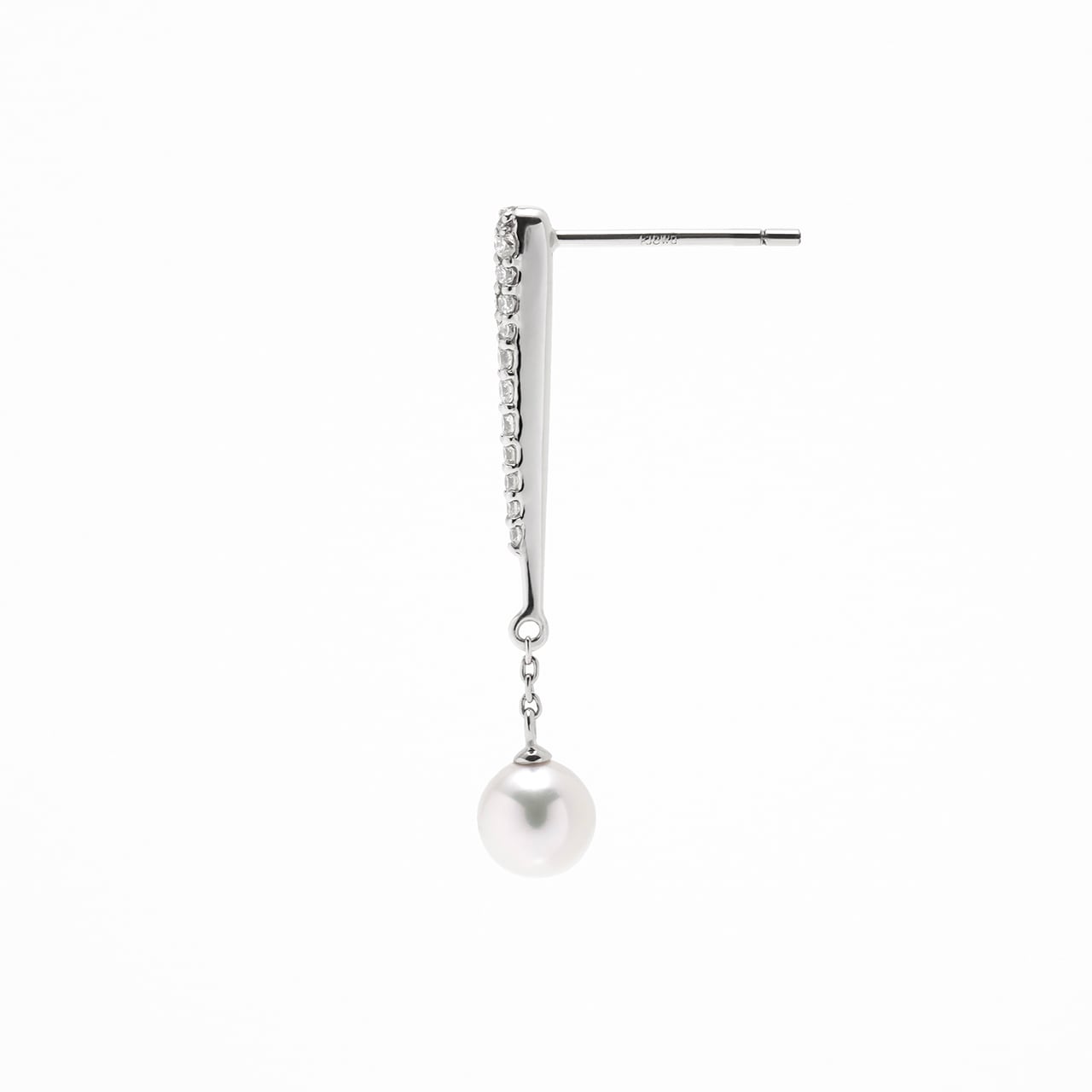 K18WG ダイヤモンド ピアス 0.18CT K18 ダイヤモンド ピアス 0.18ct 