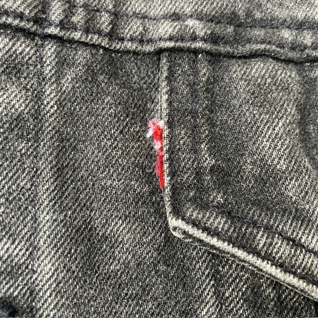 Levi’s 70507-0253 デニムジャケット 先染めブラック 80s 画像8