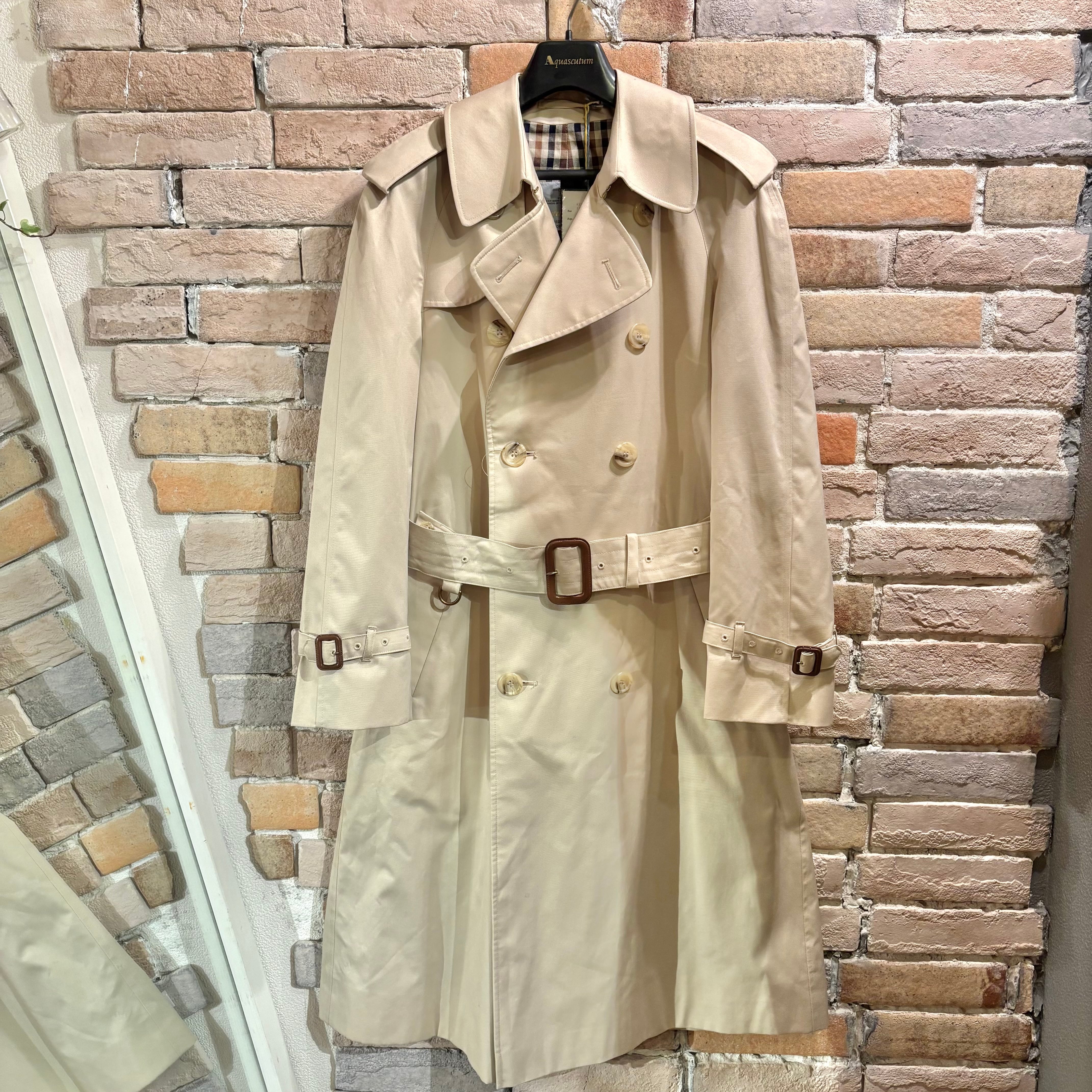 Aquascutum アクアスキュータム デッドストック 1980's DEAD STOCK “ Aquascutum （アクアスキュータム） ” トレンチ