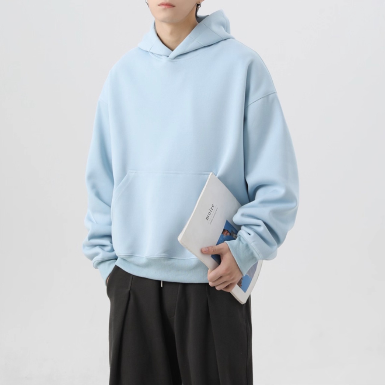 ビッグシルエット プルオーバーパーカー af0311