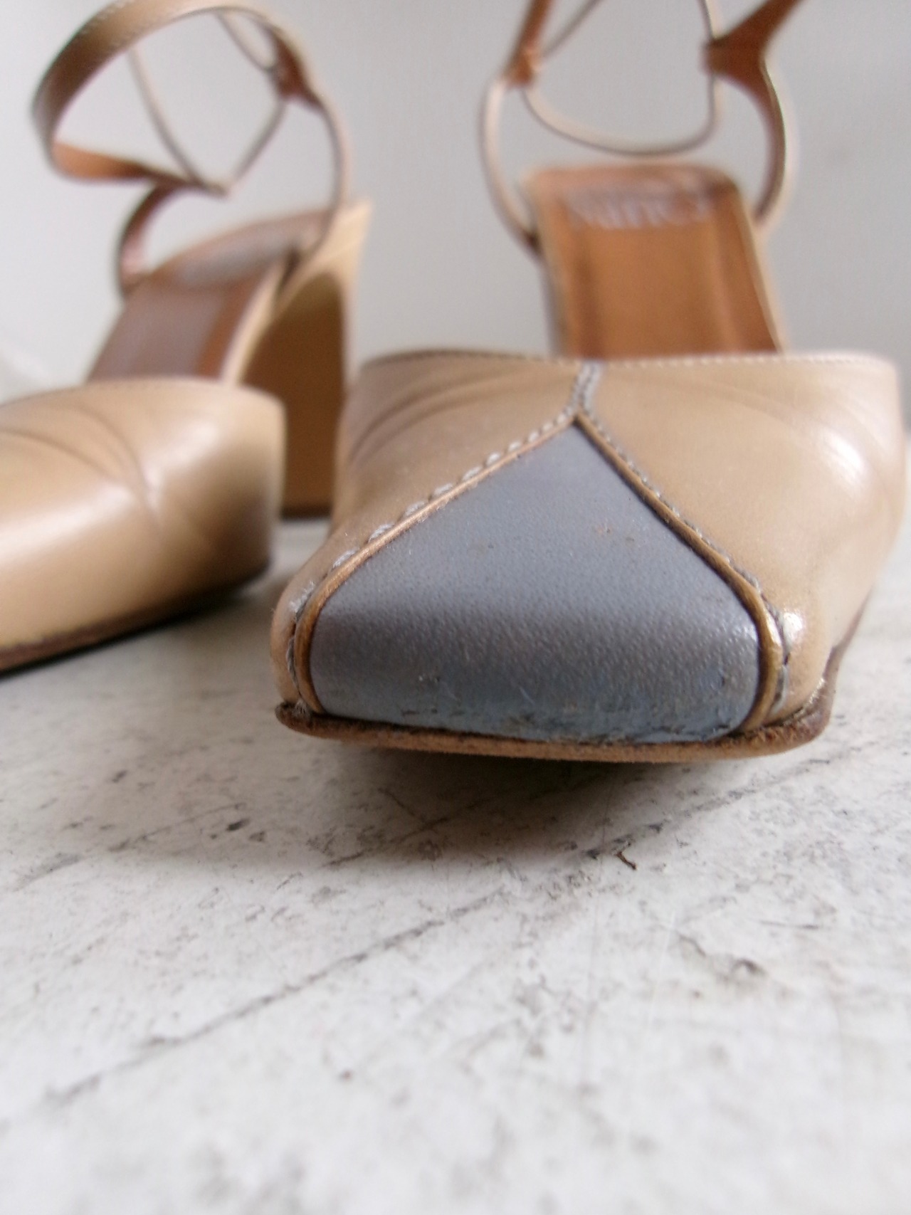 “NANCY NANCY” lather mules Made in Italy | レザーハイヒールミュール メイドインイタリア