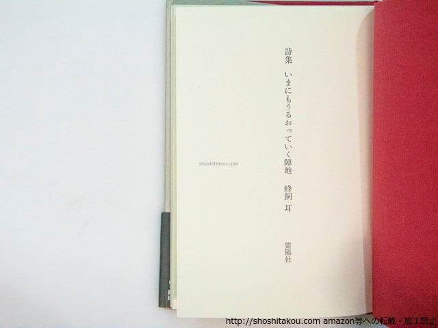 蜂飼耳　いまにもうるおっていく陣地 生と詩 いまにもうるおっていく – Edge – ART DOCUMENTARY