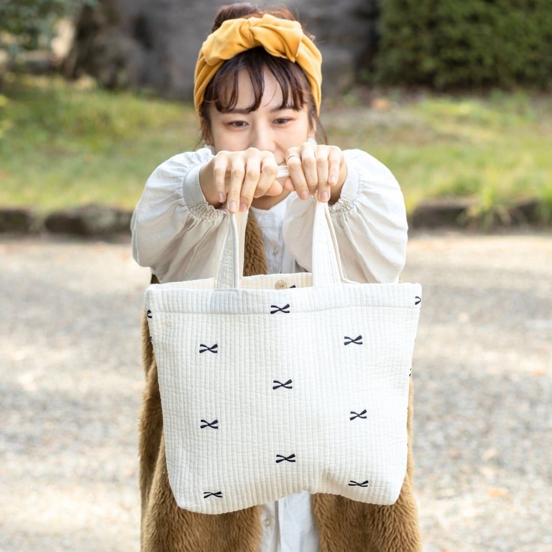 ヌビバッグ 通園バッグ 内バキ入れ 卒業入学 通園通学 リボンバッグ