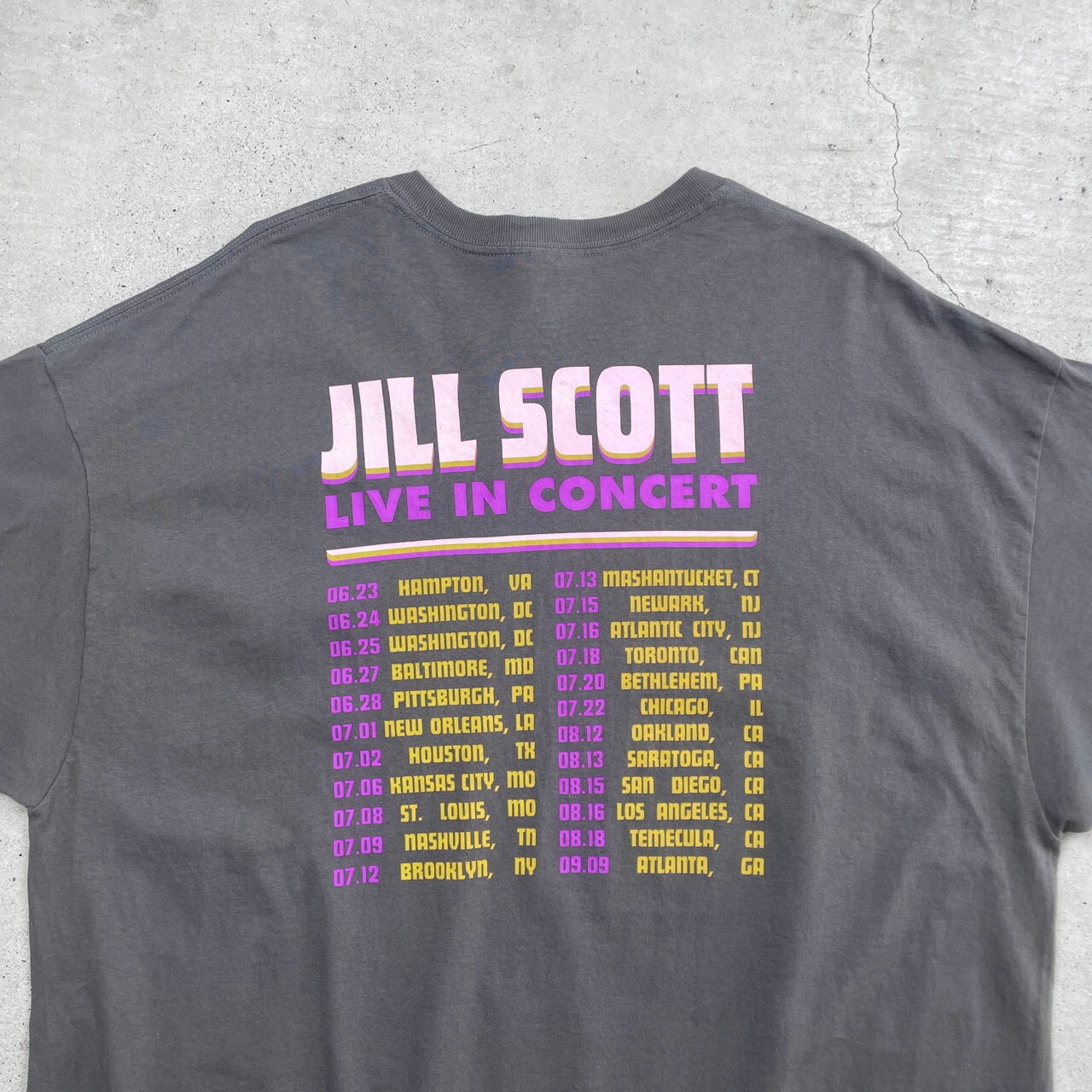 JILL SCOTT ジル・スコット LIVE IN CONCERT アーティストTシャツ 