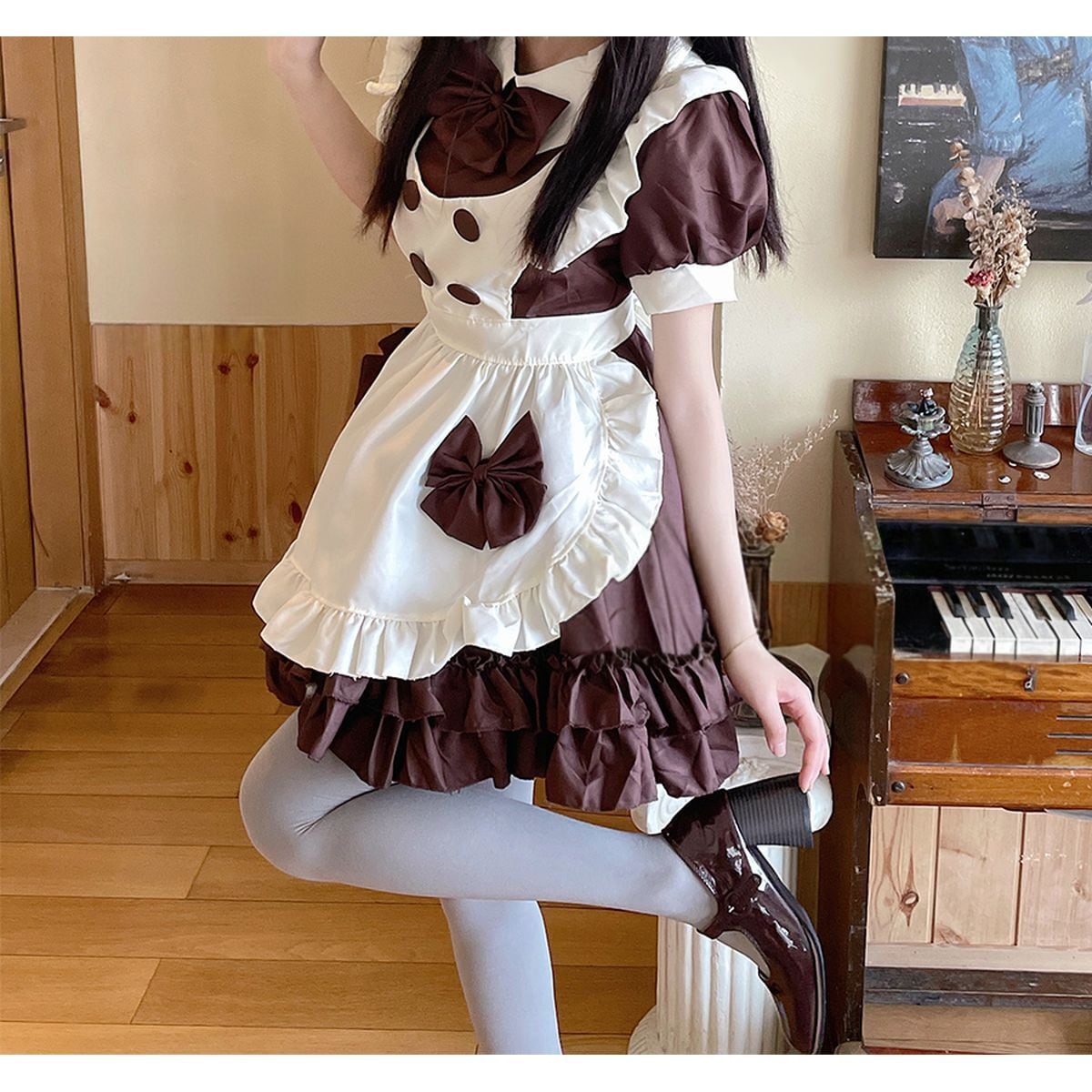 ダブルブレストリボンメイド服 | Maiden's Rêve