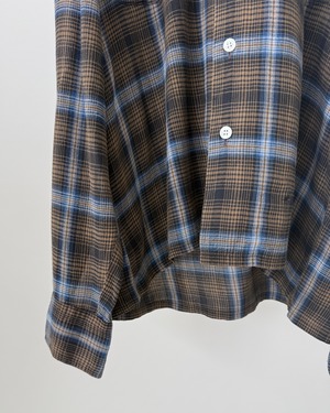 -Grant`s Men`s Wear- Vintage 60~70s M open collar shirt