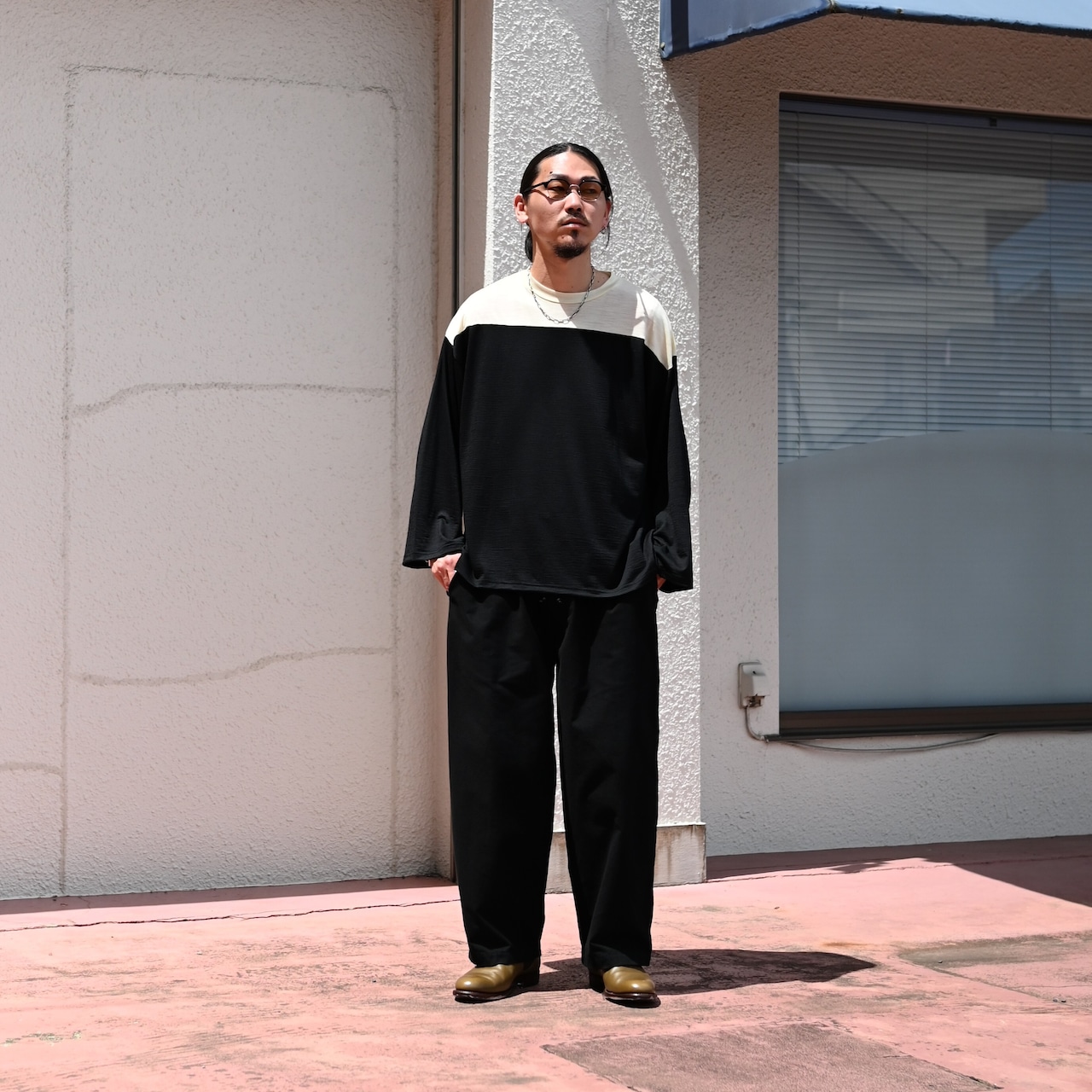 THE DAY(ザデイ)ORGANIC COTTON CORDUROY SHIRTコーディネート