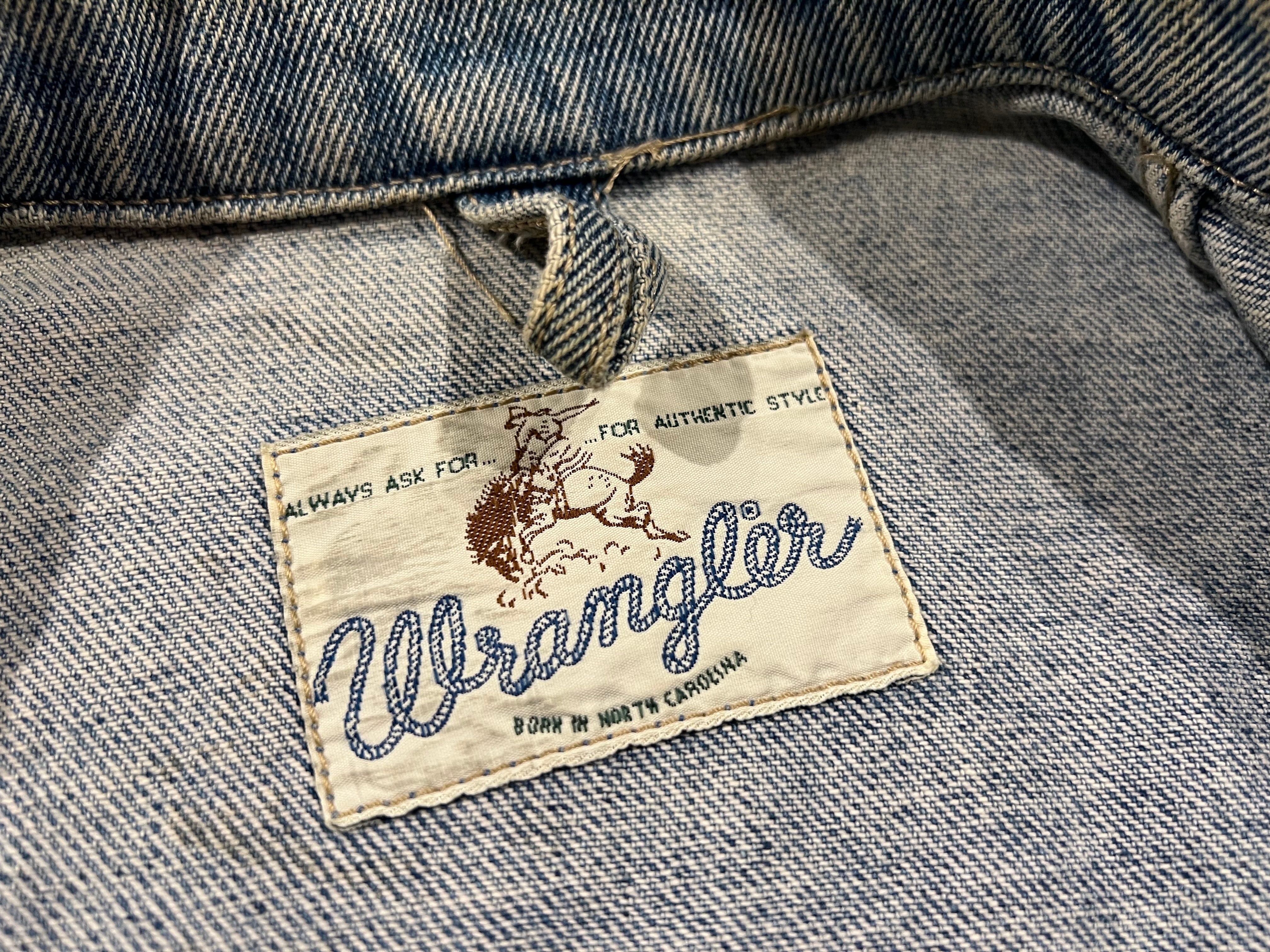 美品 メキシコ製 Wrangler XL相当 ヴィンテージ インディゴ デニム