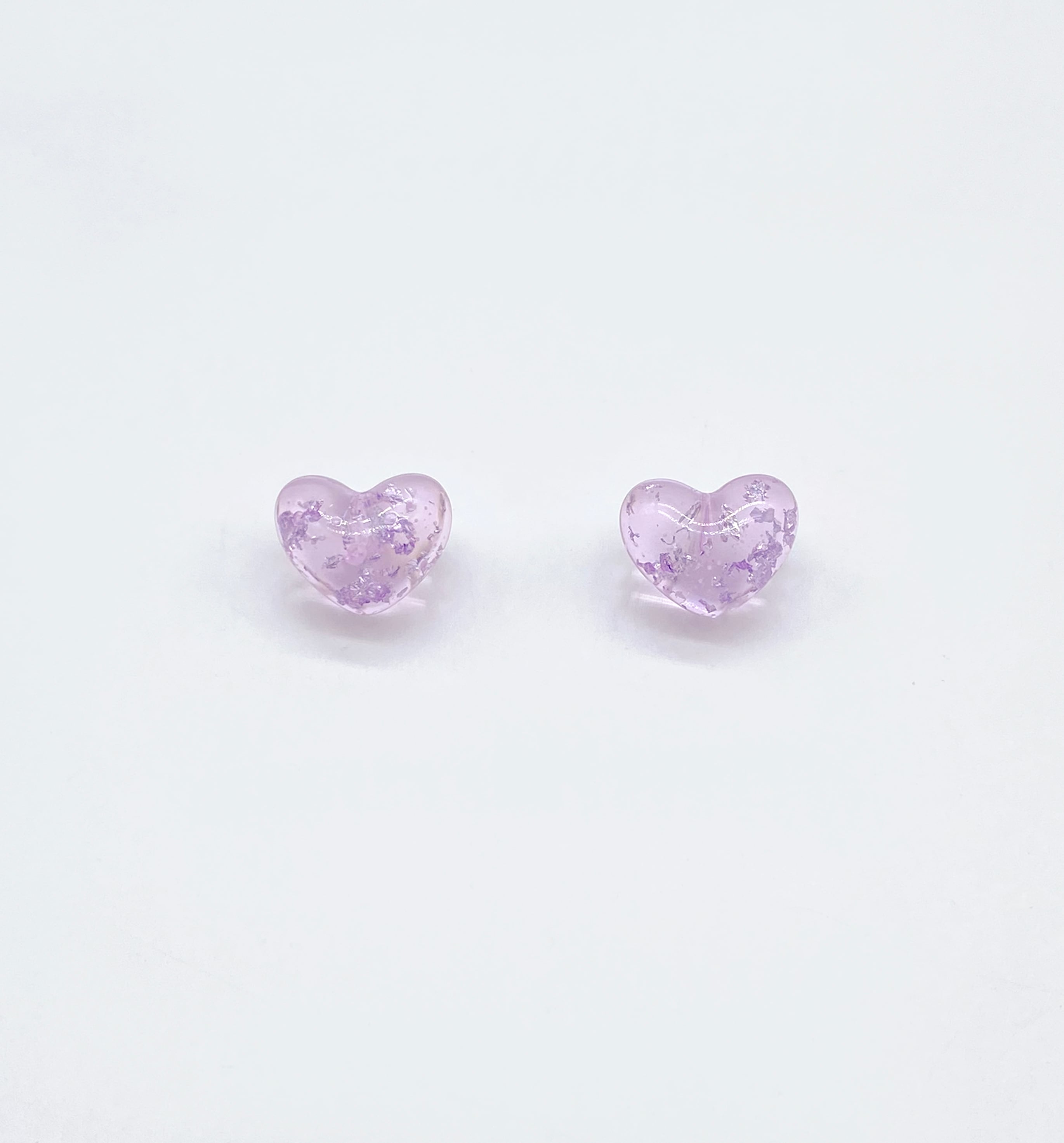 RESIN HEART PIERCE パープル | I AM THE 1