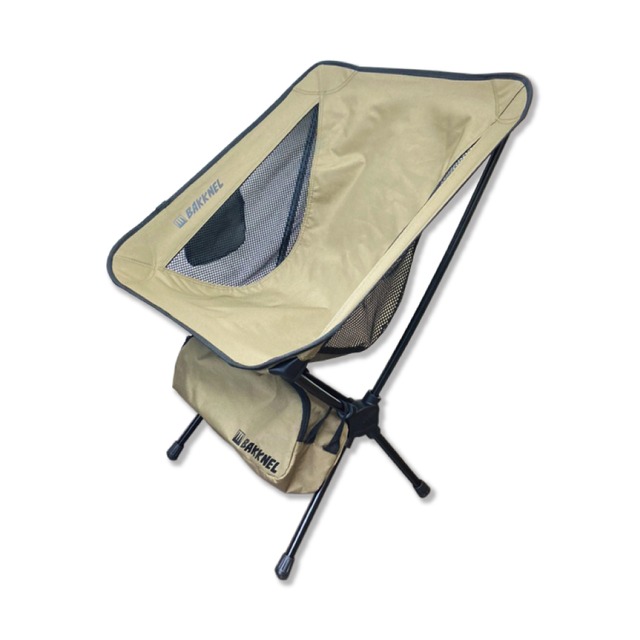 BN-ISU001-BKH Folding Chair S size Brown Khaki