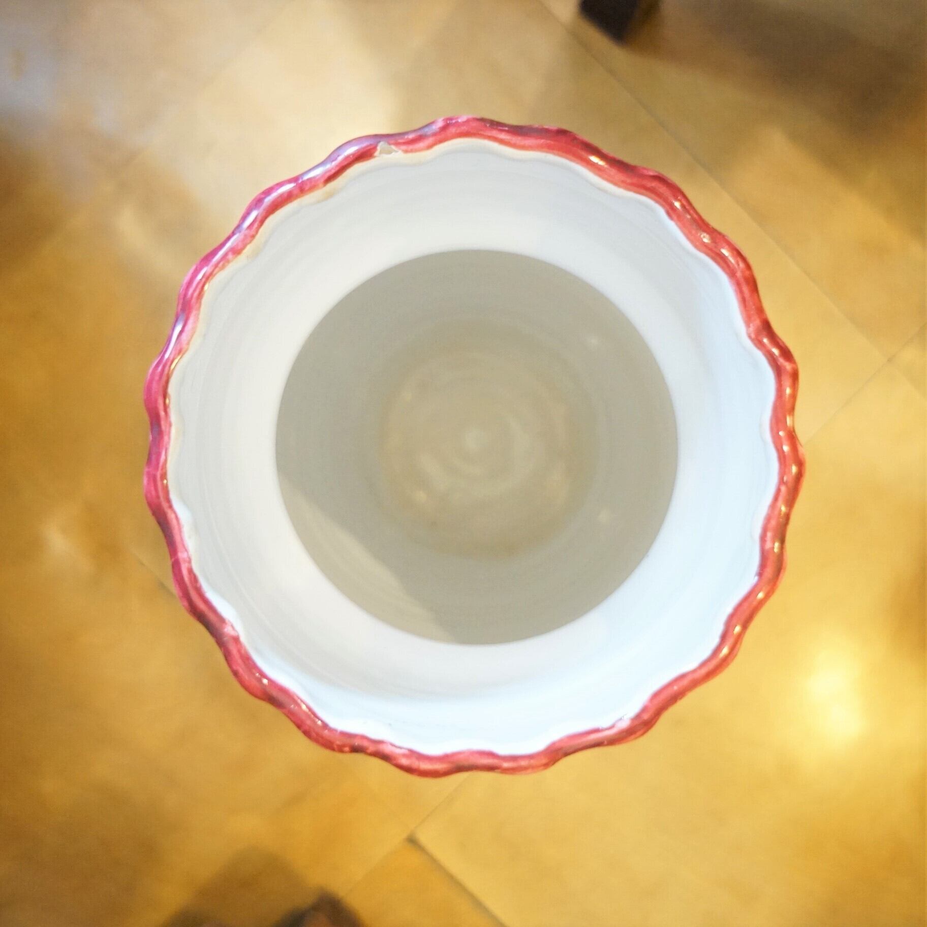 イタリア製 大きなハンドペイントのつぼ(花瓶) | 純喫茶家具の村田商會 イタリア製 大きなハンドペイントのつぼ(花瓶) | 純喫茶家具の村田商會