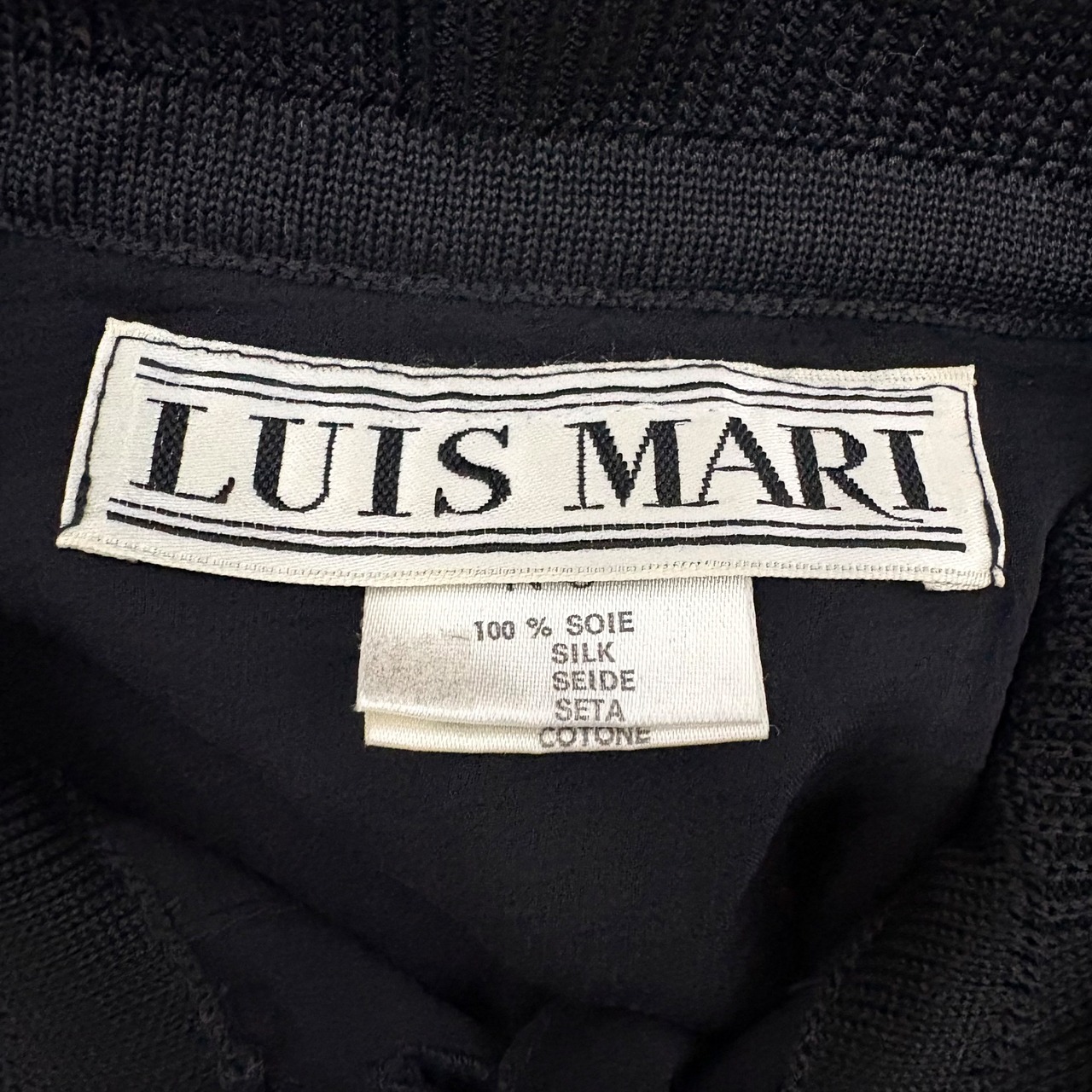 ユーロ LUIS MARI シースルー シルク　シャツ