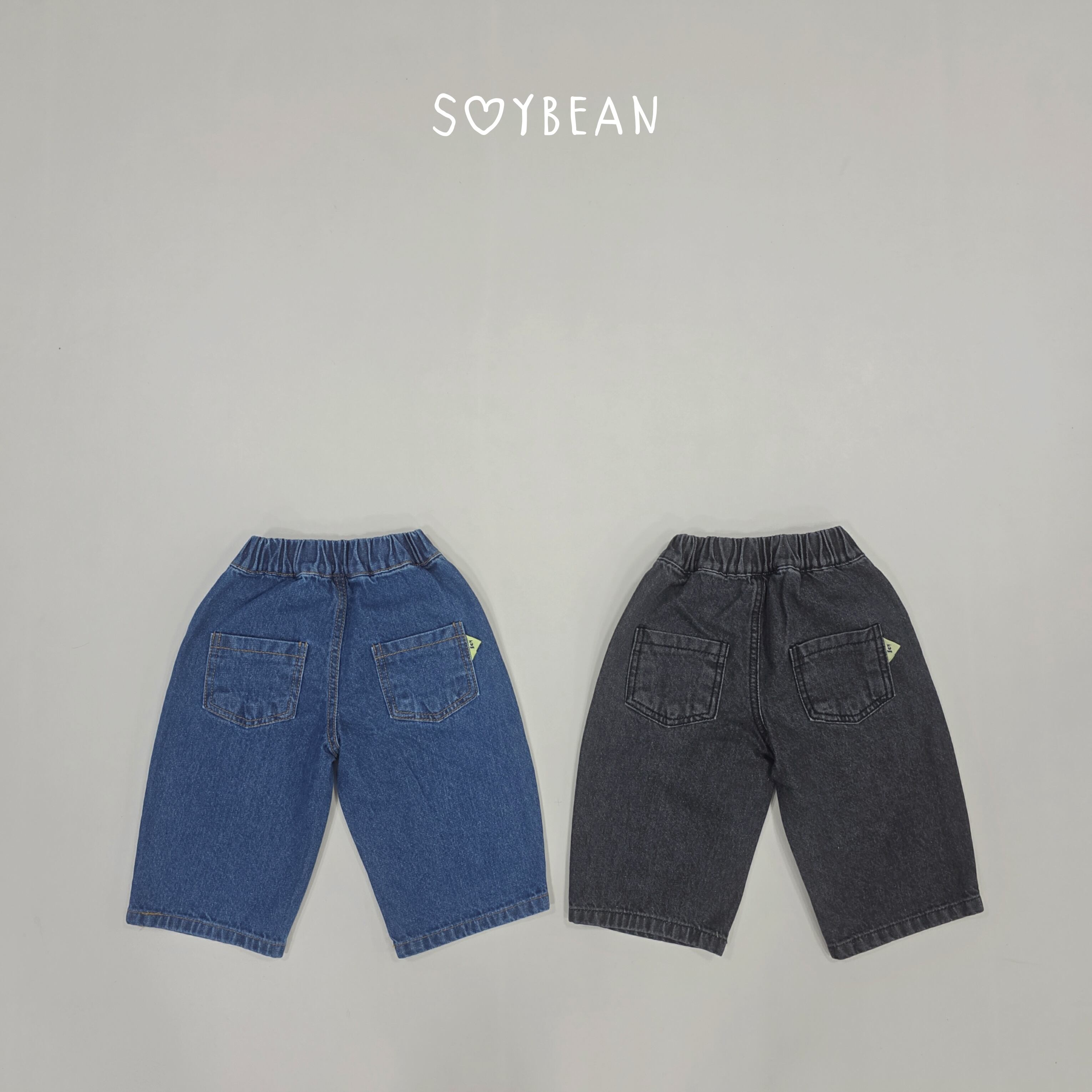 キッズコレクション バラ売り可 オープンデニムパンツ XS,S,M,L,XL,JS,JM / Soybean 26autumn / 韓国