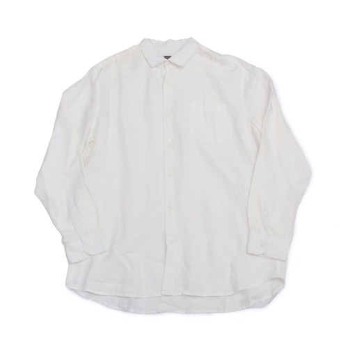 SaksFifthAvenue 00s WhiteLinenShirt