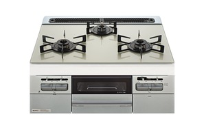 【ノーリツ】ビルトインコンロ ガラストップ ファミ 60cm N3WV6RWTP2SI※送料込・税込価格