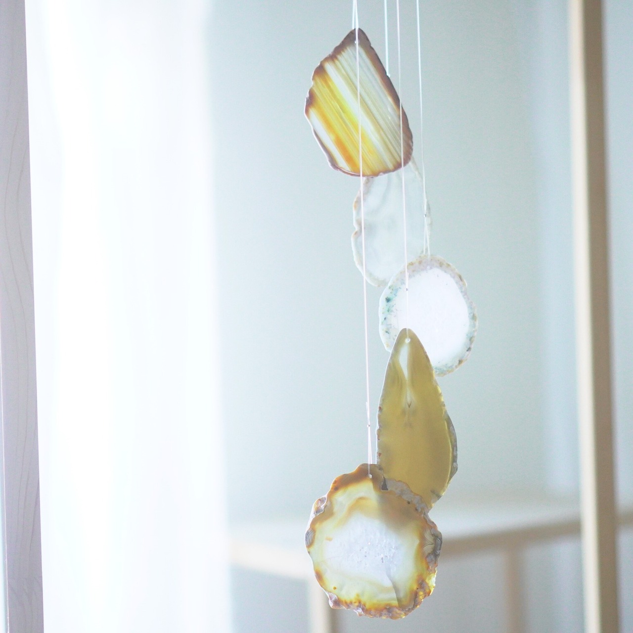 Ice Caramel Latte 02 - アゲートヒーリングチャイム / Agate Sun Catcher Wind Chime 905