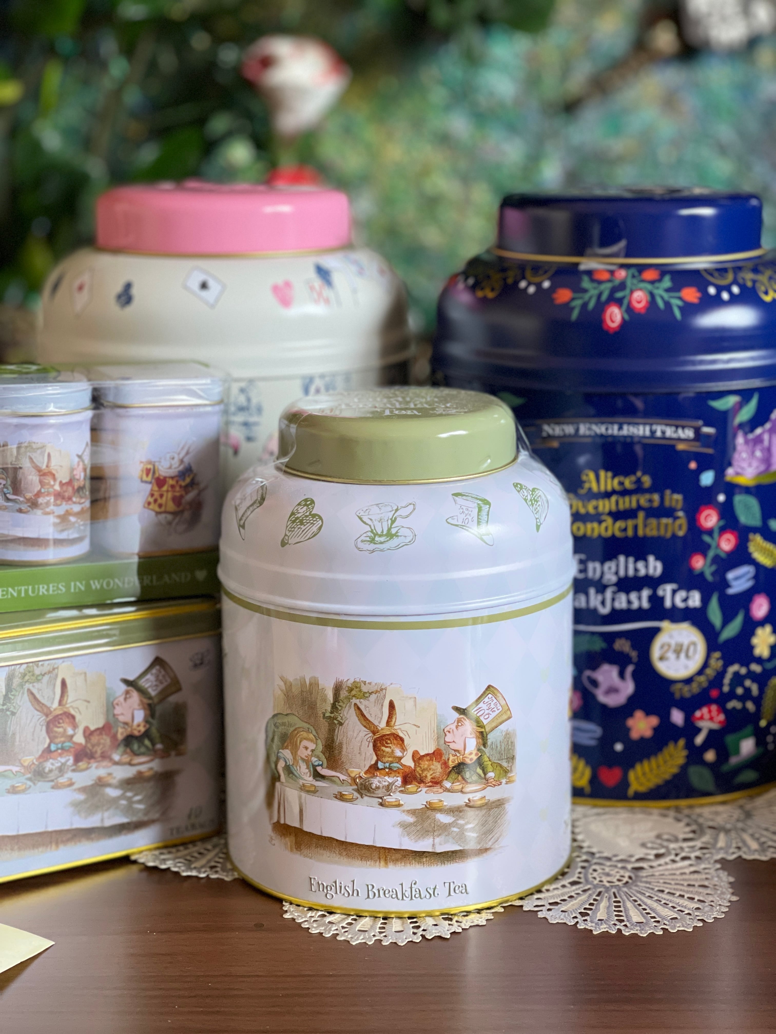 ◇再入荷！◇アリス◇紅茶缶◇不思議の国のアリス◇お茶会◇New