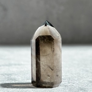 【高品質】スモーキークォーツ ミニタワー84◇ Smoky Quartz ◇天然石・鉱物・パワーストーン