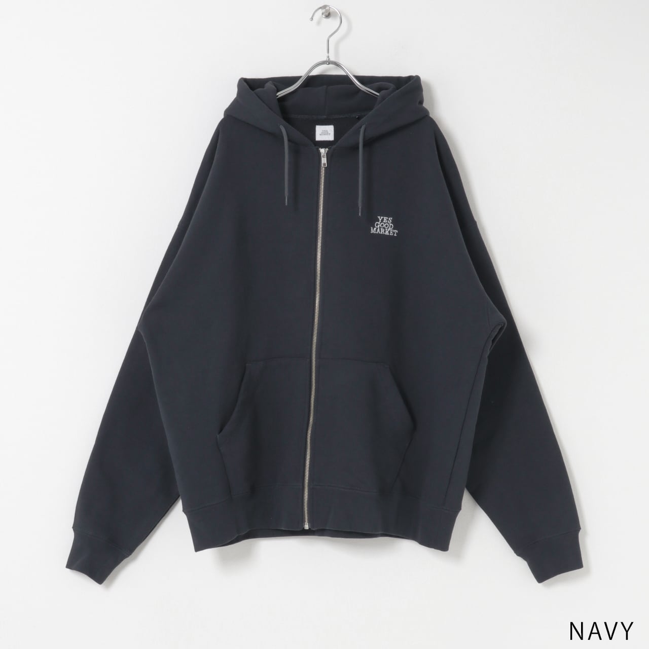 トップス YGM Main Visual ZIPHOODIE NAVY/XL YGM Main Visual ZIPHOODIE | Yes Good Market ONLINE