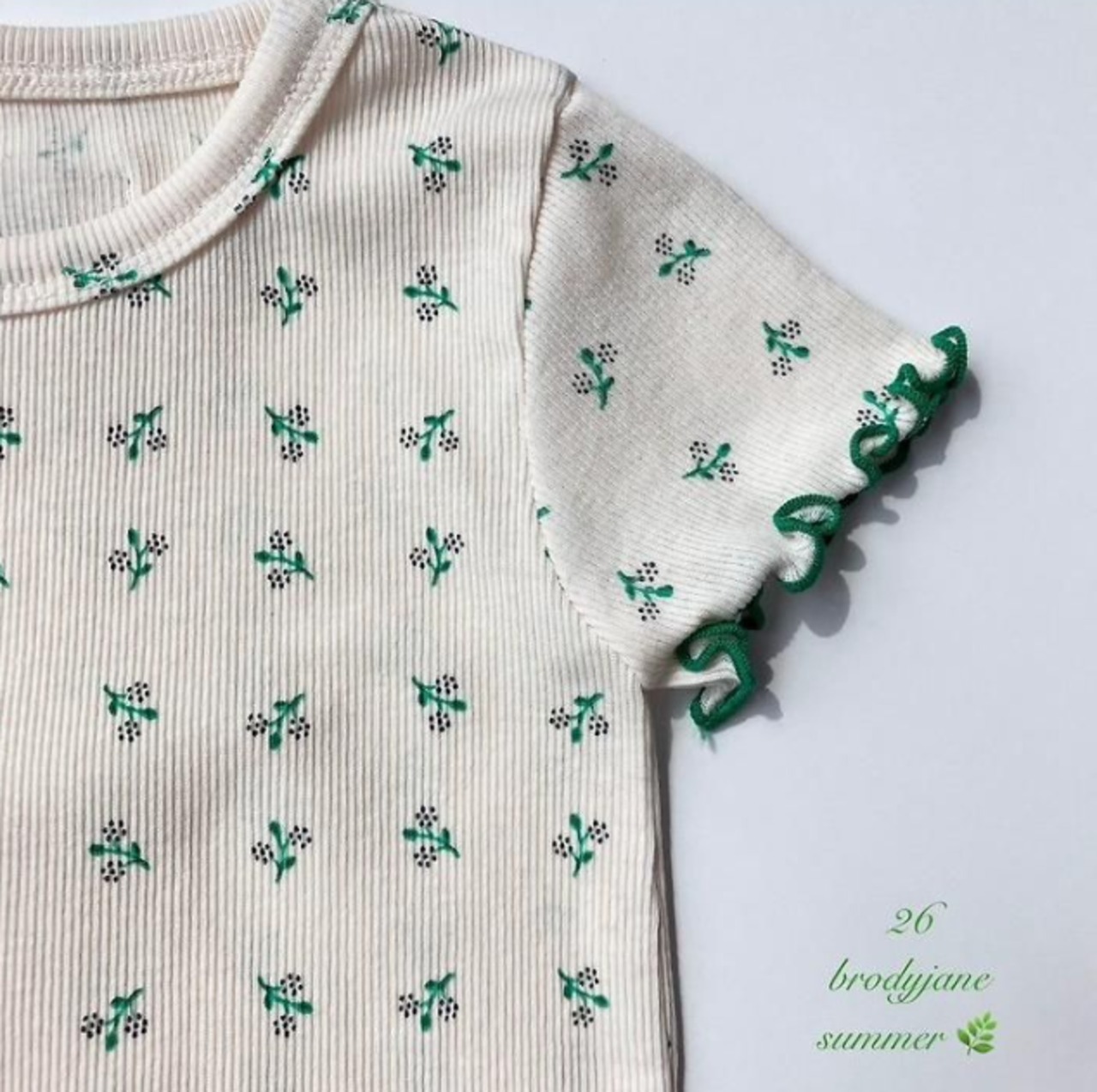 【取寄/韓国直送】Brodyjane 26/SM  ソフトボタニカルスタイ｜夏服｜韓国子供服