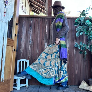 シルク巻きスカート1206