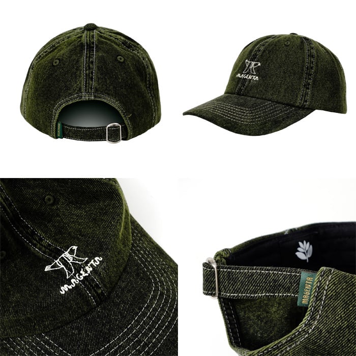 MAGENTA マゼンタ キャップ 帽子 スケボー SU24 BIRD DENIM DAD HAT