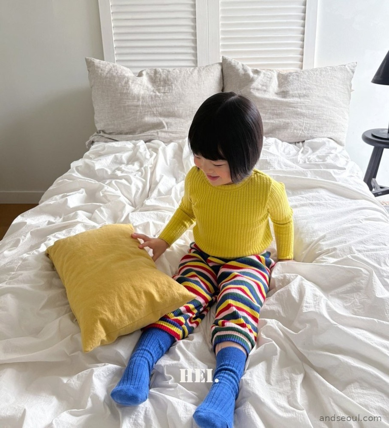 韓国子供服 / 26Autumn / 〖取寄〗Hei / カラフルパンツ / キッズ服 / カラフル服 / 秋服 *XS~XL*