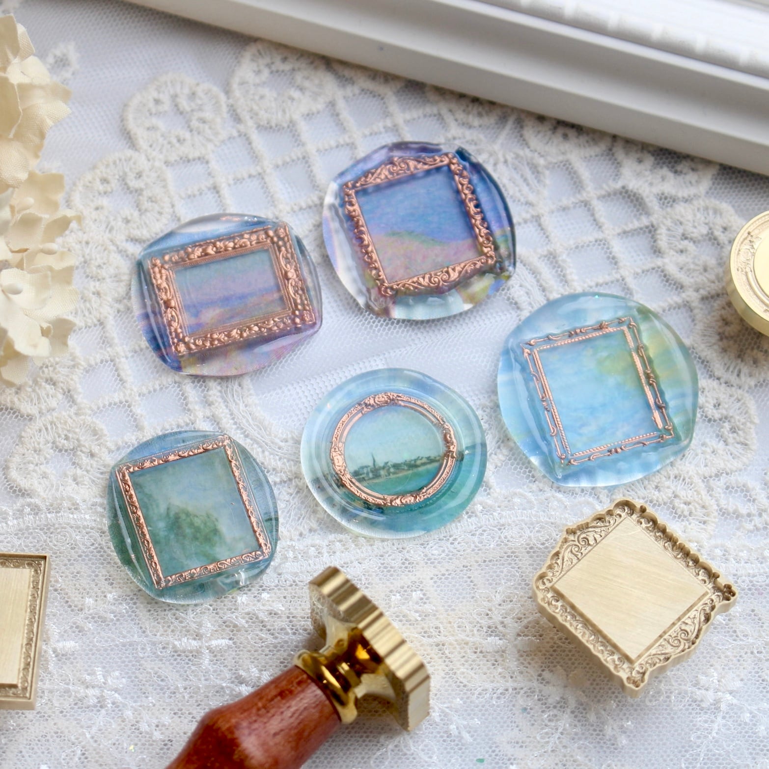 【SELECT】Wax seal stamp │Antique Flame【アレンジにも】