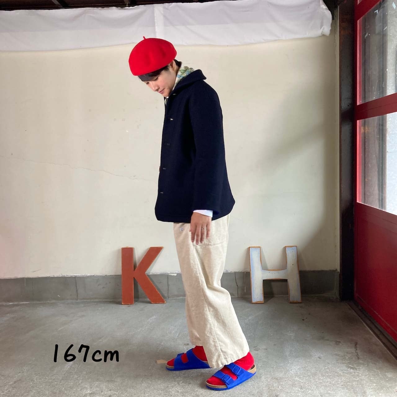 マリネデッキクルージャケット 軽いカットメルトン 53JK40 サイズ3＋