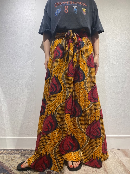 used African Batik skirt