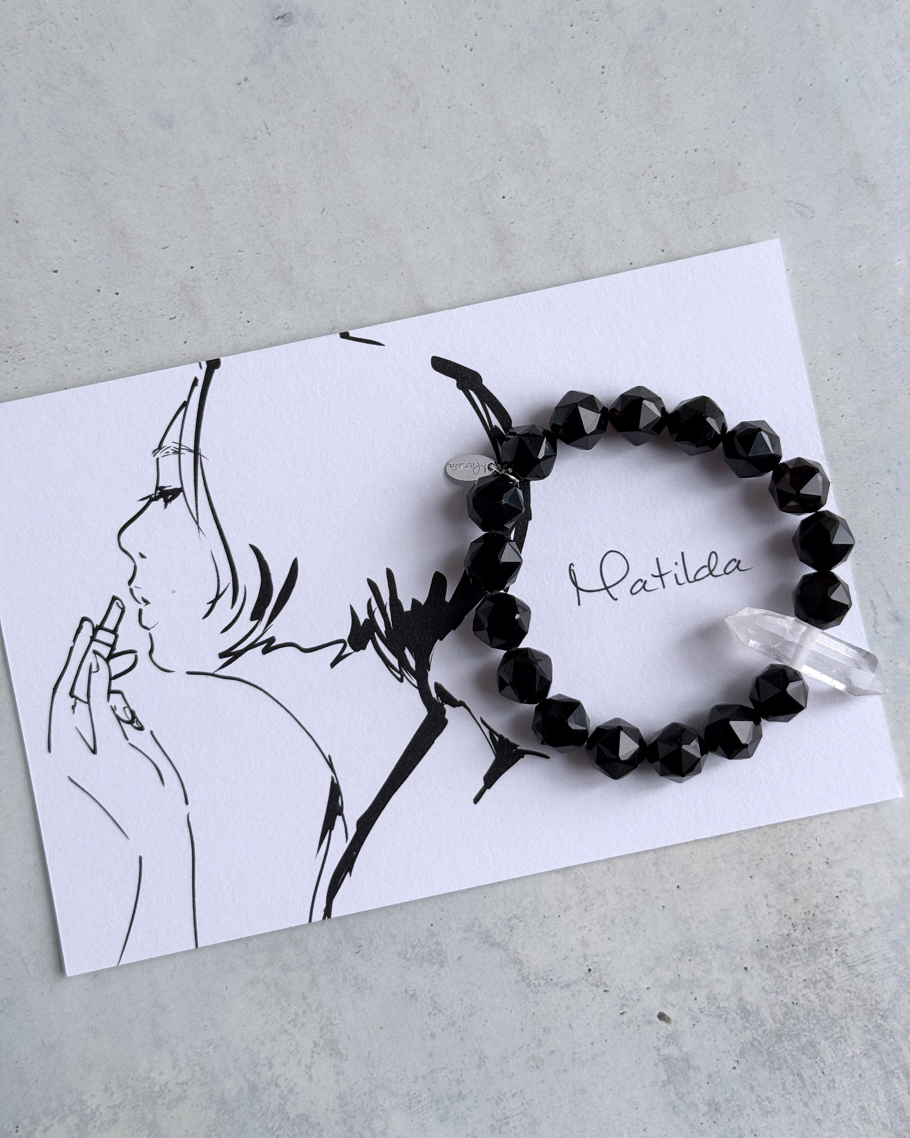 Morion bracelet(クォーツ)