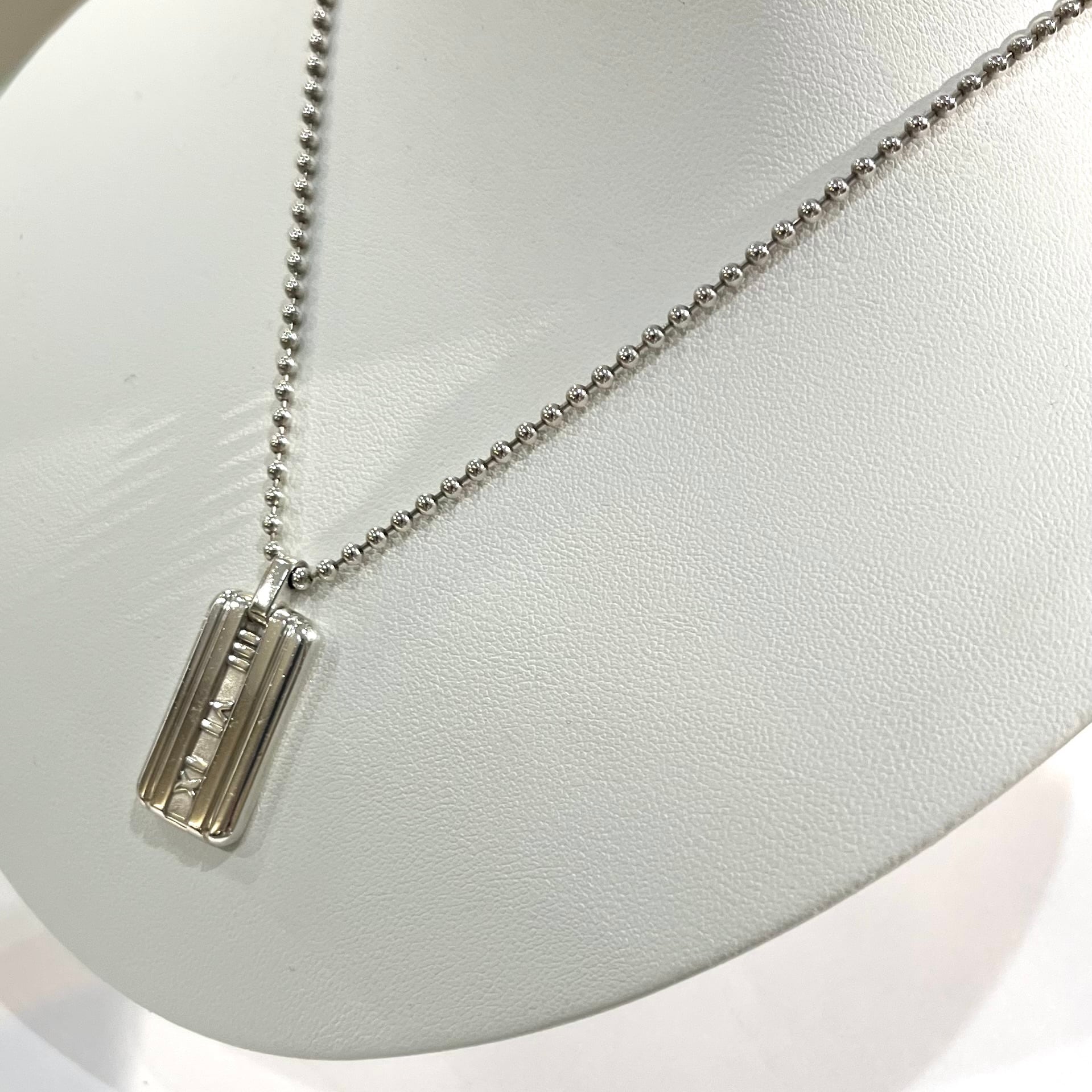 TIFFANY&CO. 】 2977 アトラスタグ ネックレス ボールチェーン