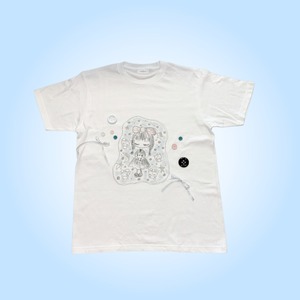 【wamRire】remade t-shirt white
