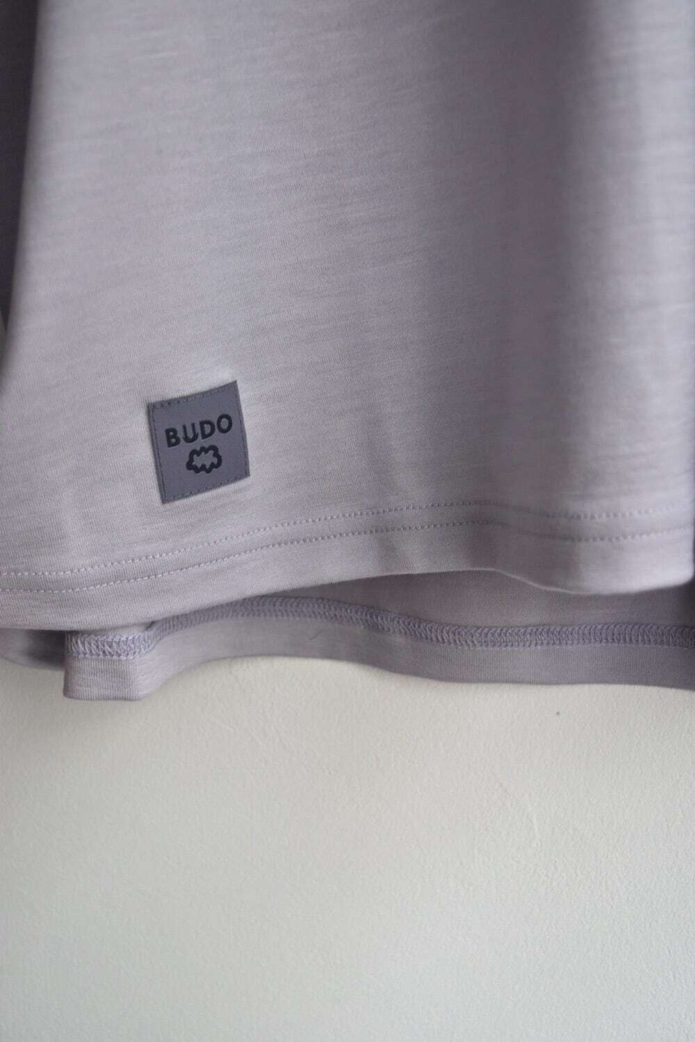BUDO(ブドー) Merino Wool Short Sleeve mauve | play field mountain